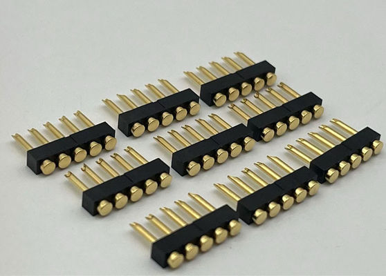 2.54mm Pitch Pogo Pin Connector Solder Type Vrouwelijke Pogo Pin 1x05P