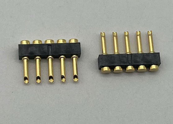 2.54mm Pitch Pogo Pin Connector Solder Type Vrouwelijke Pogo Pin 1x05P