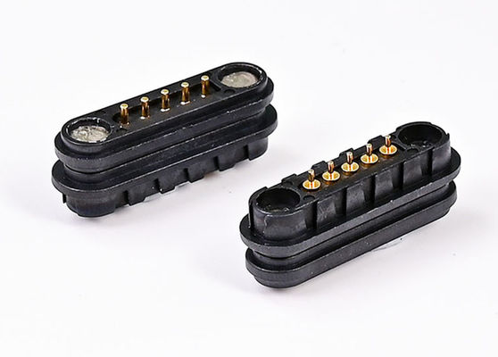 3A 2A Stroommagnetische connector 5P Magnetische mannelijke vrouwelijke connector