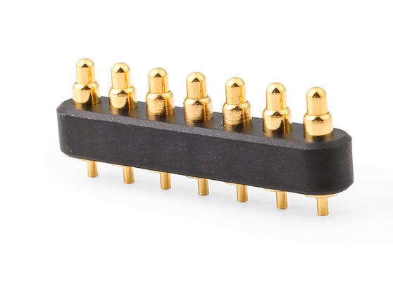 Elektronica 7pin veergeladen connector met 2.54mm pitch Pogo Pin connector