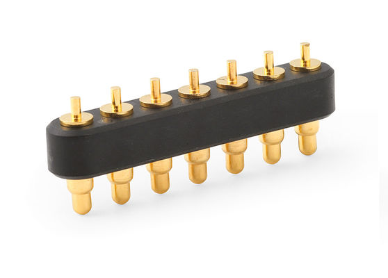 Elektronica 7pin veergeladen connector met 2.54mm pitch Pogo Pin connector