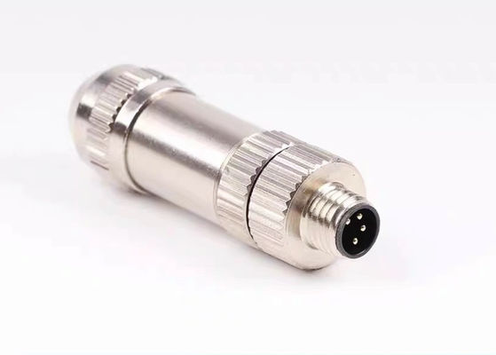 M8 IP67 Circulaire aansluiting Mannelijke schildplug 3 4 5 6 8 Pin assemblage type aansluiting