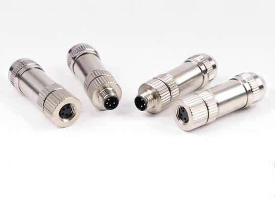 M8 IP67 Circulaire aansluiting Mannelijke schildplug 3 4 5 6 8 Pin assemblage type aansluiting