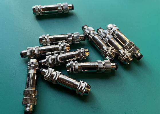 M8 IP67 Circulaire aansluiting Mannelijke schildplug 3 4 5 6 8 Pin assemblage type aansluiting