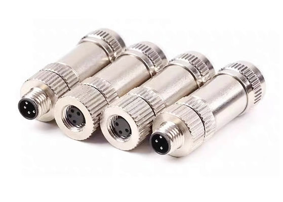 M8 IP67 Circulaire aansluiting Mannelijke schildplug 3 4 5 6 8 Pin assemblage type aansluiting