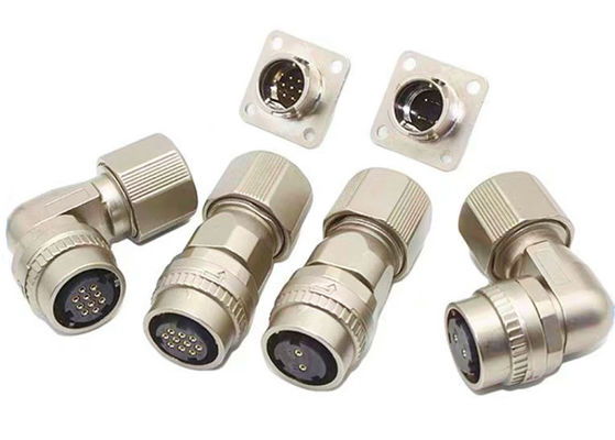 Een aanraking vergrendeling CM10 cirkelvormige connector 2 pin 10 pin rechthoek crimp draad stekker