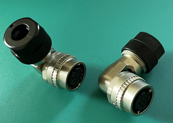 Een aanraking vergrendeling CM10 cirkelvormige connector 2 pin 10 pin rechthoek crimp draad stekker
