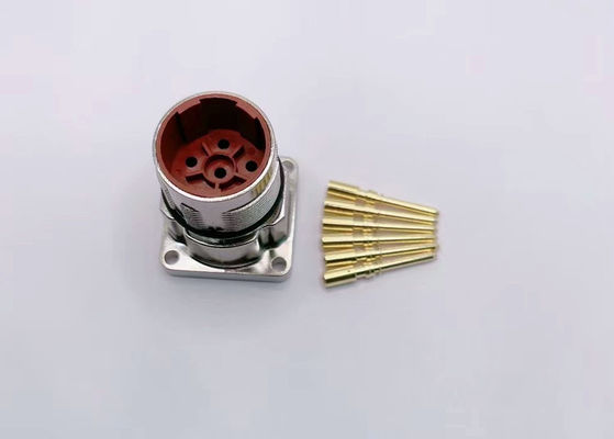 M23 Power Circular Wire Connector 6 Pin Servo Encoder Vrouwelijk Mannelijk Crimp Wire Plug