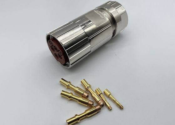 Circulaire M40 Power Connector 6 Pin Servo Encoder Vrouwelijke Crimp Wire Plug