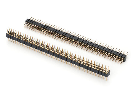2.0 mm Mannelijke ronde pin koppel Dual Row PCB connector Bewerkte pin koppel