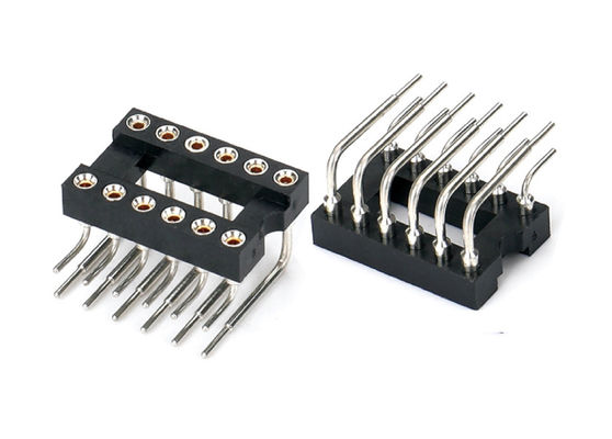 2.54mm IC Socket Ronde Vrouwelijke kop aansluiting SMT Type 6Pin 10Pin 28Pin tot 64Pin