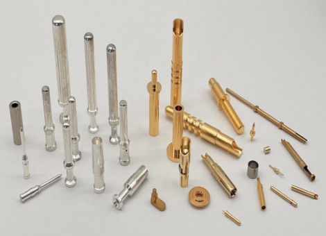 CNC-bewerkte contactspeld Messing Fitting Messing Plug Pin Electrical Round Pin 10.0mm