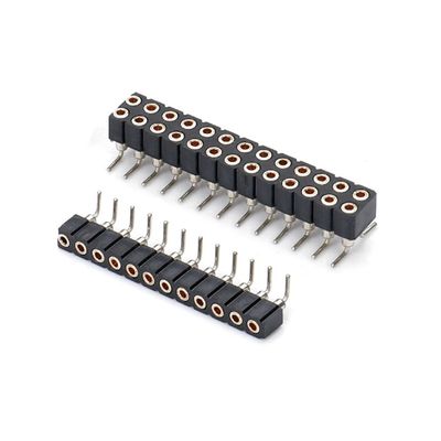 2.54mm Dual Row H7.0mm 10.0mm Straight Brass Bewerkte Ronde Vrouwelijke Kopverbinding