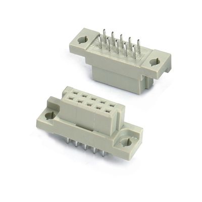 DIN 41612 connector 2 rij 10 pin vrouwelijke pinnen recht door gat 2x5 pitch 2.54mm DIP