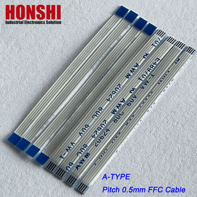 Flat Flex Connectors AWM 20624 0,5 mm Pitch 4 Pin Flexible Flat Ribbon Cable Assembly