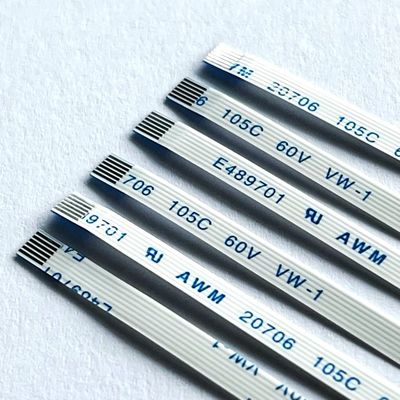 6 pin FFC platte kabel aangepast AWM 20706 105C 60V VW-1 0,5 mm Hekel 8 10 64p FFC FPC-kabel