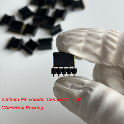 2.54mm Pitch Pin Header Connector 5 Pin Rechte Met Cap Board To Board Connector