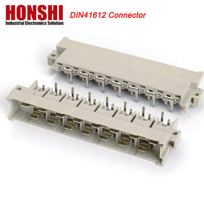 5.08mm DIN 41612 Connector 2 rijen 15P Vrouwelijke Power Type PCB Verticale Vrouwelijke 7+8 P 15Pin