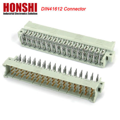 PCB rechthoekige man 48P 3 rijen DIN41612 connector, 90 graden R/A PCB man 3*16P 48Pin