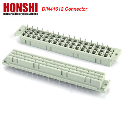 PCB rechthoekige man 48P 3 rijen DIN41612 connector, 90 graden R/A PCB man 3*16P 48Pin