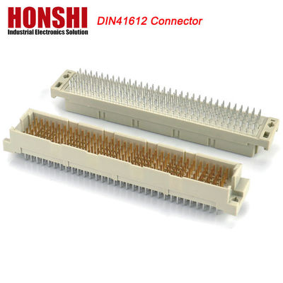 DIN 41612 Vier rijen Inline 128 Pin DIN41612 Connector Messing PCB Huidige toepassing