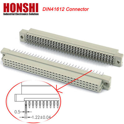 DIN 41612 Vier rijen Inline 128 Pin DIN41612 Connector Messing PCB Huidige toepassing