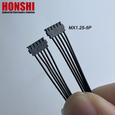 Dubbele kant 5P MX1.2 accu kabel MOLEX 78172 Terminal draad harnas assemblage zwart