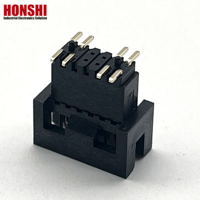 1.27mm Pitch H5.7mm SMT Messing Gold Plated Male Box Header PCB Connector