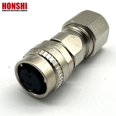 DDK CM10 Series 2Pin Circular Connectors Vrouwelijke Solder Type One Touch Locking Kleine grootte