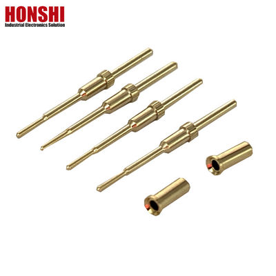 Op maat gemaakte Messing Terminal Pin voor Plug CNC Draaiing Lathe Pogo Pins Connector