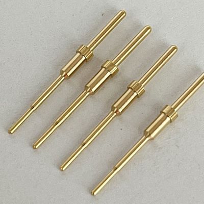 Op maat gemaakte Messing Terminal Pin voor Plug CNC Draaiing Lathe Pogo Pins Connector