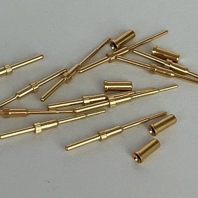 Op maat gemaakte Messing Terminal Pin voor Plug CNC Draaiing Lathe Pogo Pins Connector