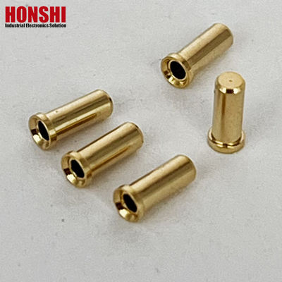 2.32mm Circulaire connector Crimp contacten Vrouwelijke Messing Pin Goud beklede connector pin