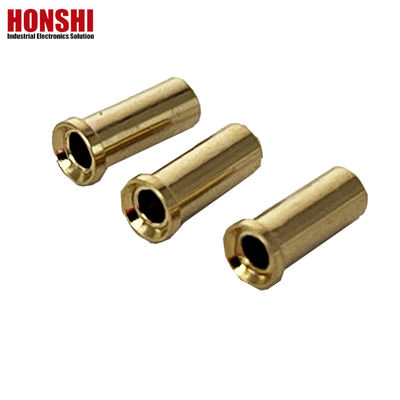 2.32mm Circulaire connector Crimp contacten Vrouwelijke Messing Pin Goud beklede connector pin