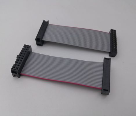 Ul 2561 28 Gauge 2.54 Pitch Dip Cable Assembly Idc 20 Pin Flat Ribbon Cable Wire Harness