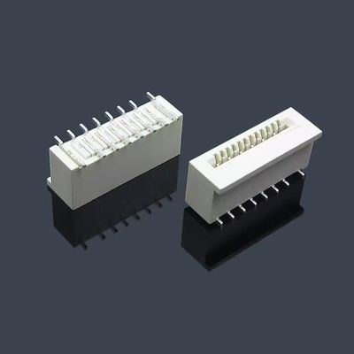 1.25mm FFC/FPC-kabel Zif Socket Connector Side Contact met slot 8 10 18 30 Pin Rechthoek Type
