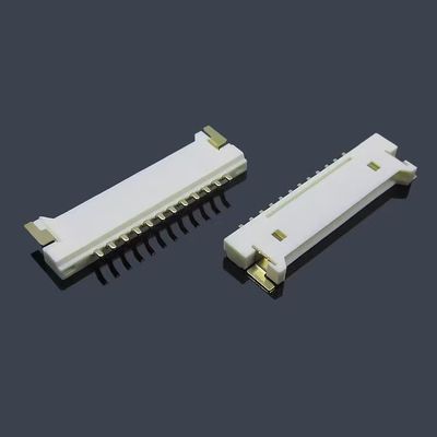 1.25mm FFC/FPC-kabel Zif Socket Connector Side Contact met slot 8 10 18 30 Pin Rechthoek Type