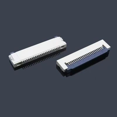 1.25mm FFC/FPC-kabel Zif Socket Connector Side Contact met slot 8 10 18 30 Pin Rechthoek Type