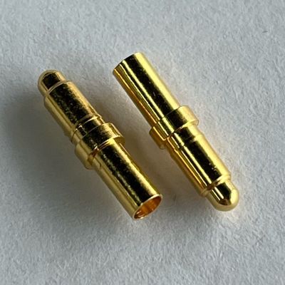 Pogo Pin Connector Spring 1A 3A 10A Goud koper M8 M4 M3 M2 Schroef geleidende draad test pin