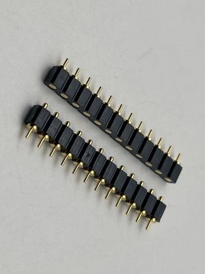 SMT Type Pogo Pin Docking Connector 4-pins 10-pins 12-pins Veerbelaste Contacten met Hoge Duurzaamheid en Zoutnevelbestendigheid