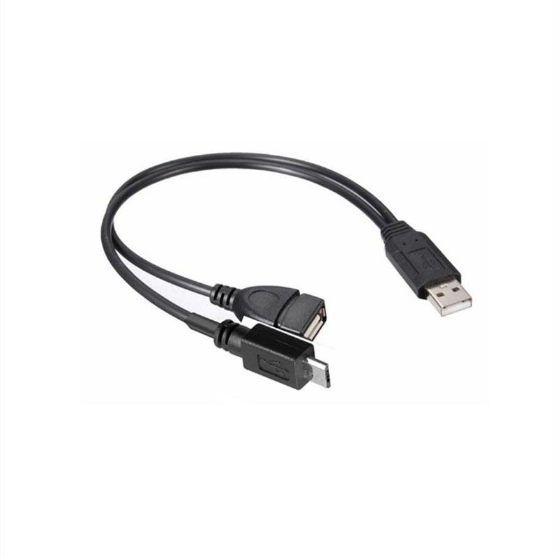 USB 2.0 Splitter A Man tot Vrouw Micro B USB C kabel Goud bekleed voor mobiele telefoons