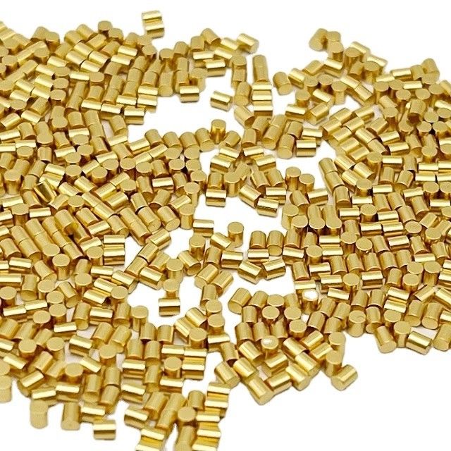 Custom Messing Bewerkte Pins Pad SMT Type Gold Plating 1.5mm Man Voor verbindingen