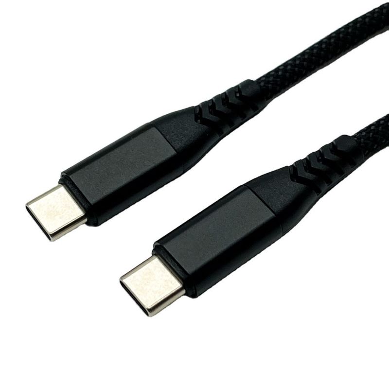 Zwarte UL2725 USB-kabel type C USB 2.0 een mannelijke connector met vergulde