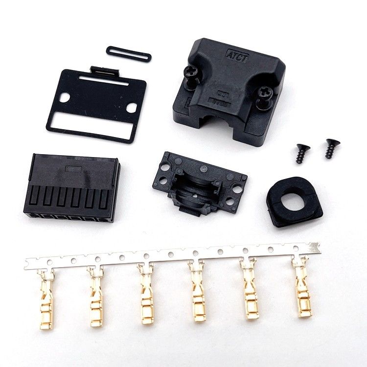 Echte SM-MX9 zelfvergrendelende buckel Servo motor aansluiting met SM-J27S gecodeerde connector