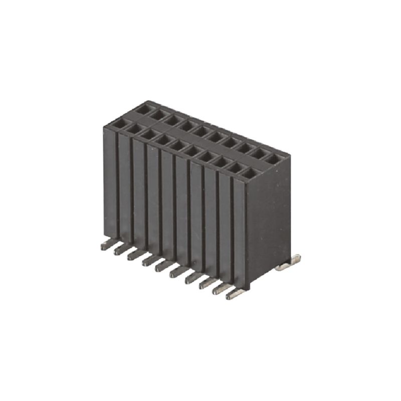 1.27x2.54mm H8.5mm Vrouwelijke Board To Board Power Connector SMT Type 100 pin Connector
