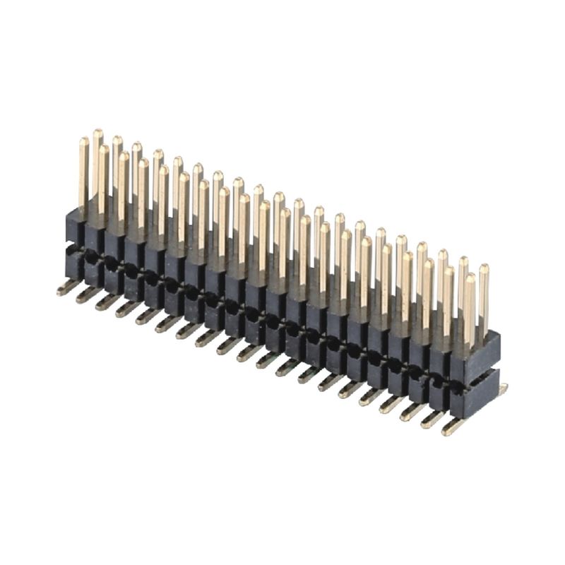 1.27mm Dual Plastic 2 - 100 Pin Header Connector H2.5mm DIP SMT Type PCB