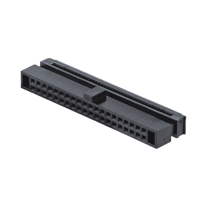 1.27mm Pitch Black IDC Connector 10 Pin - 100 Pin Vrouwelijke stopcontact Vlakkabel FC Stopcontact
