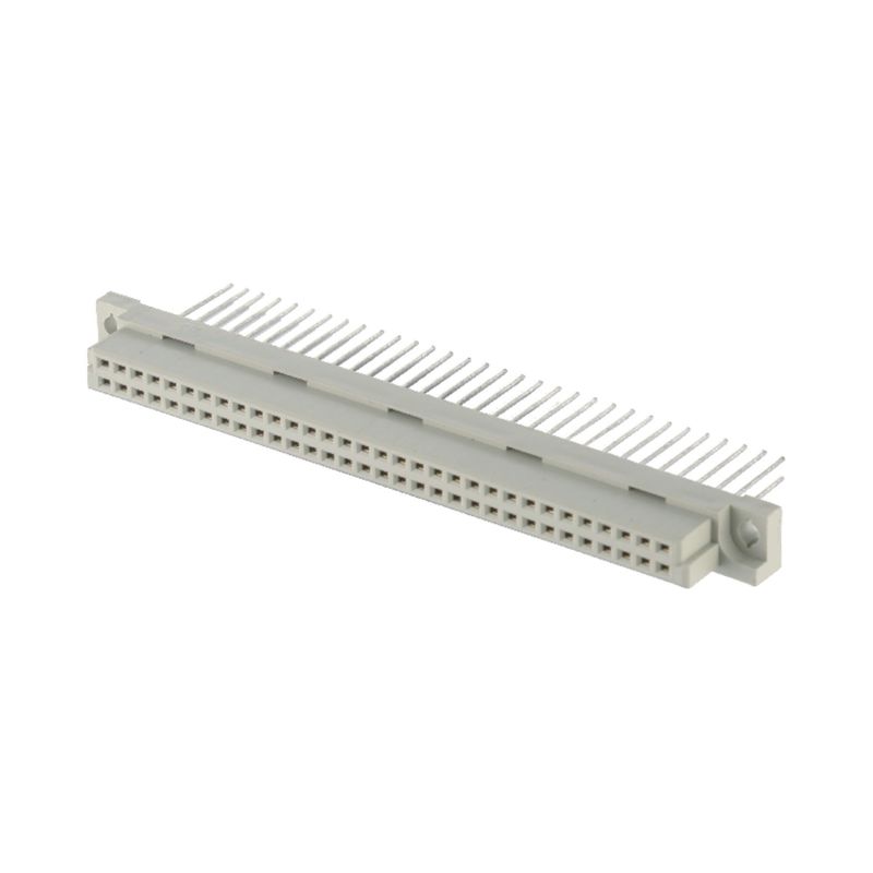 Rechte vrouwelijke 2 rijen DIN 41612 connector 64 pin verticaal PCB nominale stroom 3A