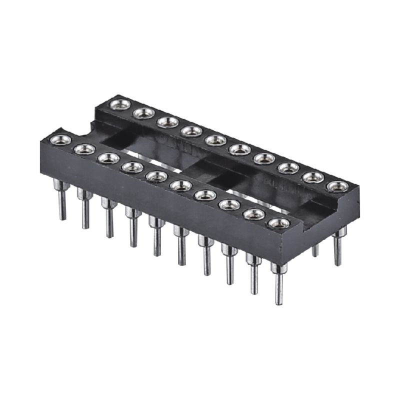 2.54mm Vrouwelijke ronde pin kop 8 pin 10 pin 18 pin 28 pin 32 pin 40 pin IC socket