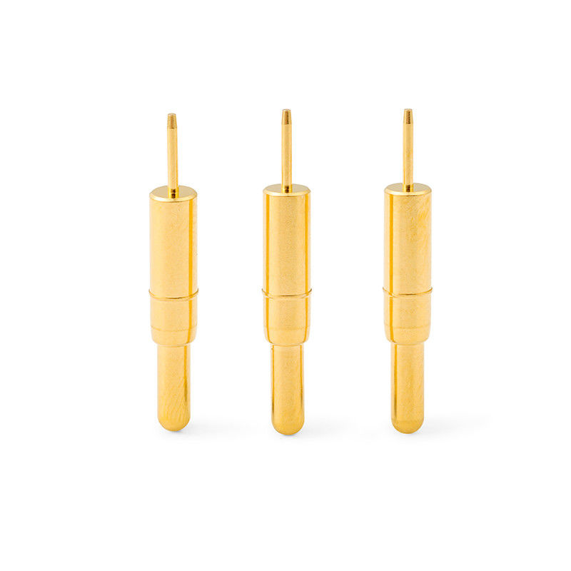 Hoogprecisie Messing C6801 Pogo Pin Connector Spring Loaded Dip Type Gold Plated